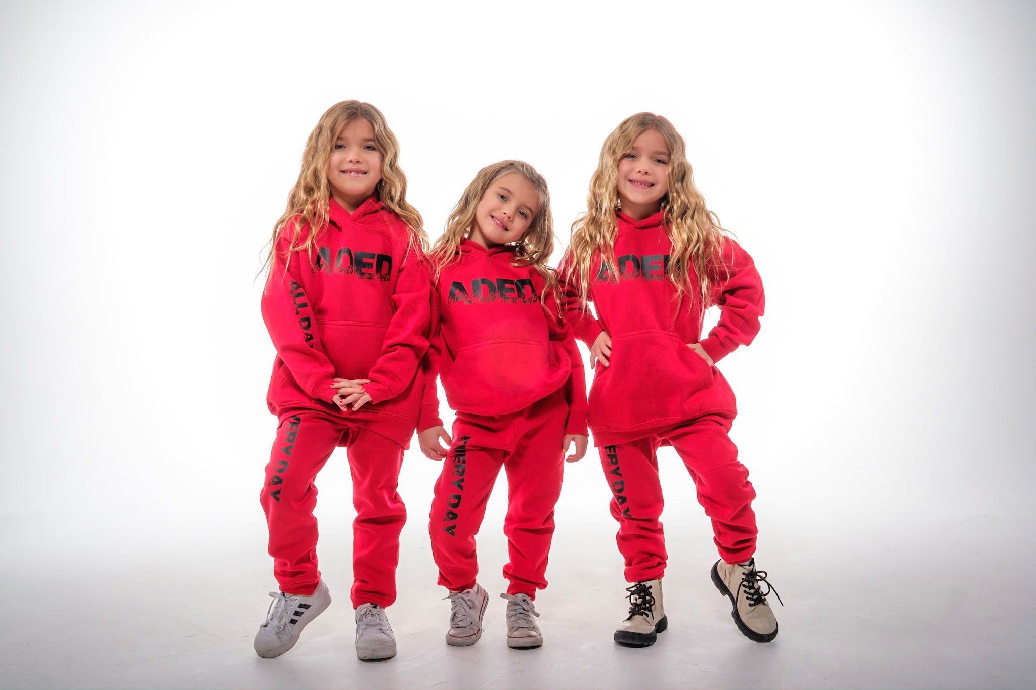 KIDS ALL DAY EVERY DAY Matching SWEAT SUIT Unisex Fiercely Feminine